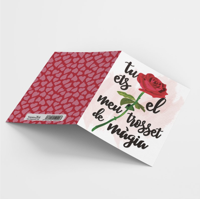 Postal TU ETS EL MEU TROSSET DE MÀGIA - Happy Mots