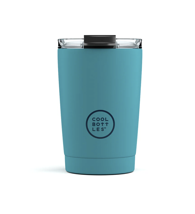 Vaso térmico Tumbler de Acero Inoxidable VIVID TURQUOISE 330ml- COOL BOTTLES