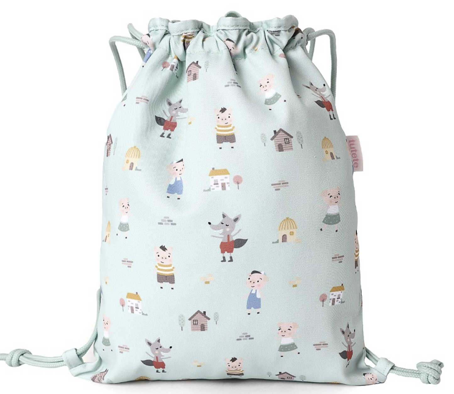 Mochila Saco Tela The Three Little Pigs - TUTETE