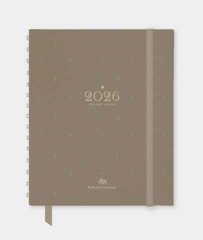 Agenda Mocca 2026 Entelada - THE GREAT MOUSTACHE