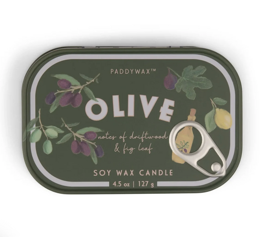 Fig & Olive - Vela de lata de 4.5 oz - PADDYWAX