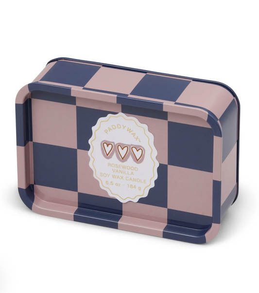 Rosewood Vanilla - Vela de lata de 6.5 oz - PADDYWAX
