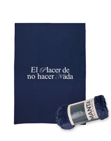 Manta "El placer de no hacer nada" - FISURA