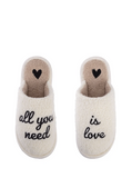 Zapatillas “All you need is love” beige - FISURA