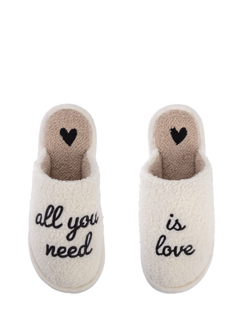 Zapatillas “All you need is love” beige - FISURA