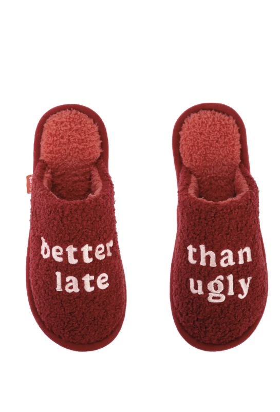Zapatillas “Better late than ugly” rojo - FISURA
