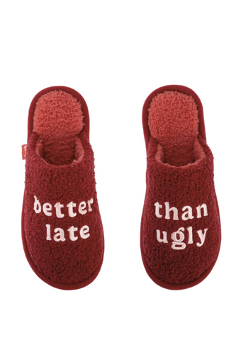 Zapatillas “Better late than ugly” rojo - FISURA