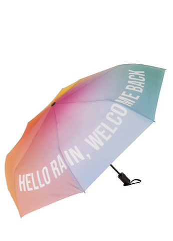 Paraguas plegable “Hello rain, welcome back” - FISURA