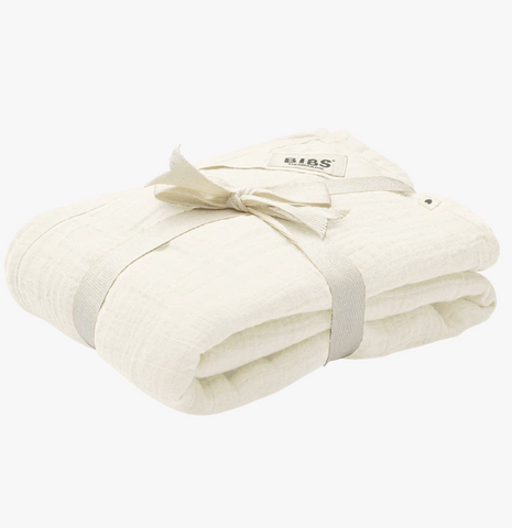 Muselina Swaddle - Ivory - BIBS
