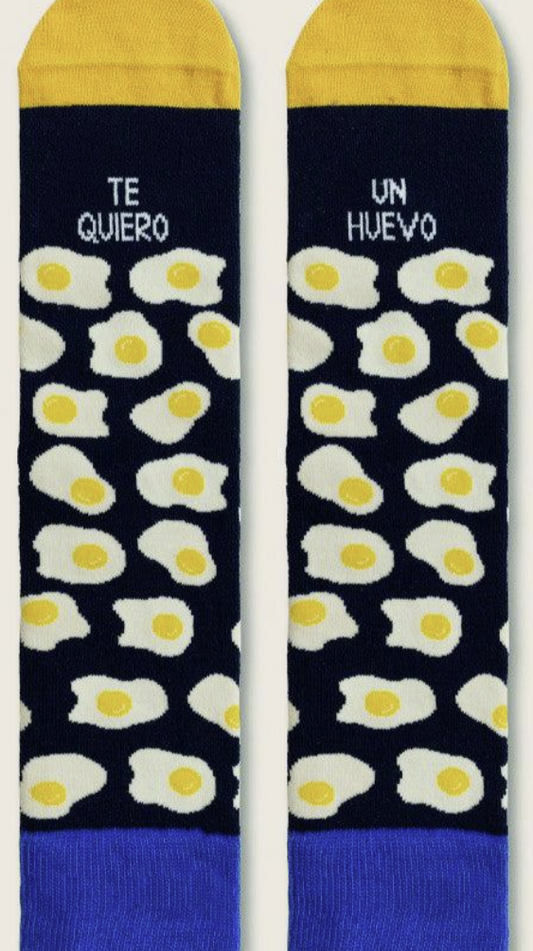 Calcetines "Te quiero un huevo" Blue - low impact - UO