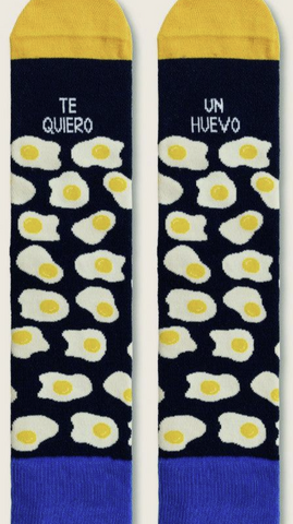 Calcetines "Te quiero un huevo" Blue - low impact - UO