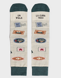 Calcetines "Un viaje lo cura todo" - UO