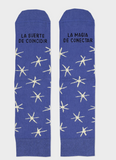 Calcetines "La suerte de coincidir, la magia de conectar" - UO