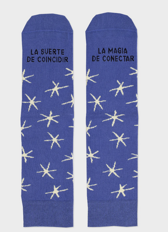 Calcetines "La suerte de coincidir, la magia de conectar" - UO