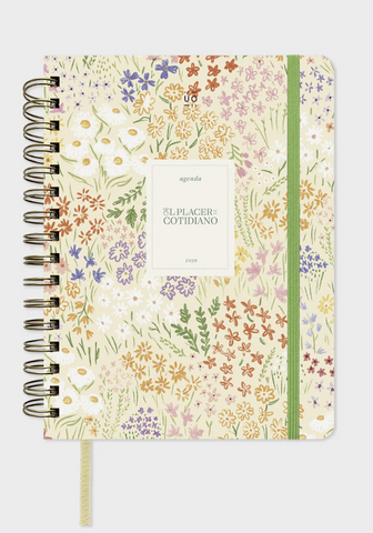 Agenda Anual 2026 "Bloom" Día Página - UO