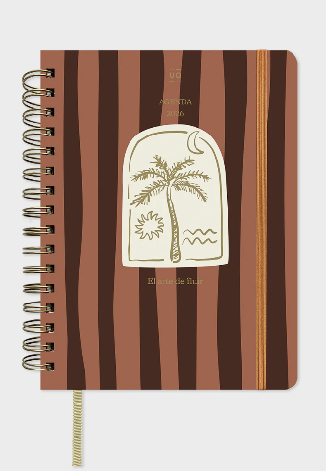 Agenda Anual 2026 "Palm" Día Página - UO