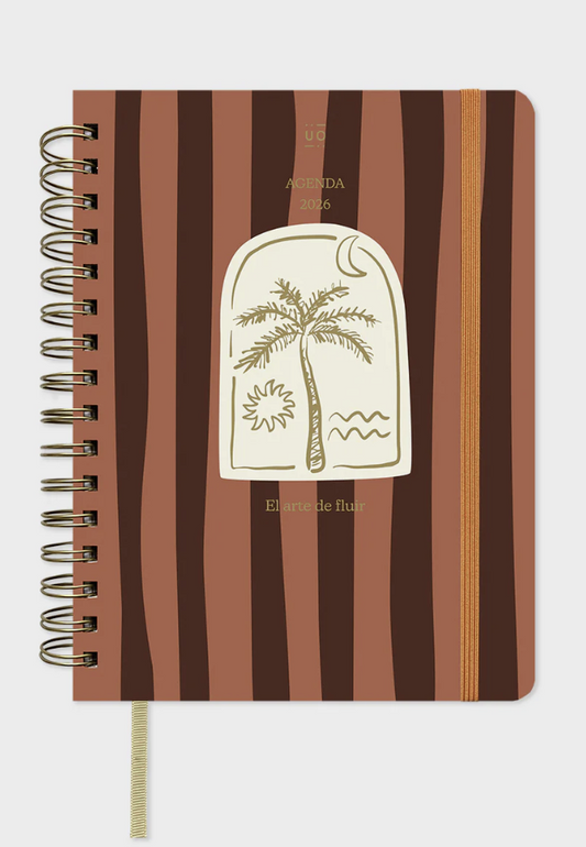 Agenda Anual 2026 "Palm" Día Página - UO