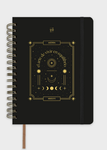 Agenda Anual 2026 "Equilibrio" Semana Vista - UO