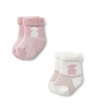 Pack 2 pares de calcetines bebé SSocks rosa - TOUS