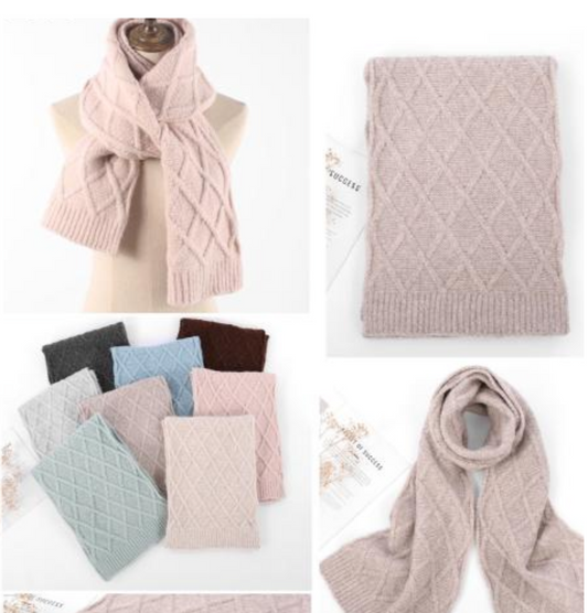 Bufanda Lisa Diseño Rombos