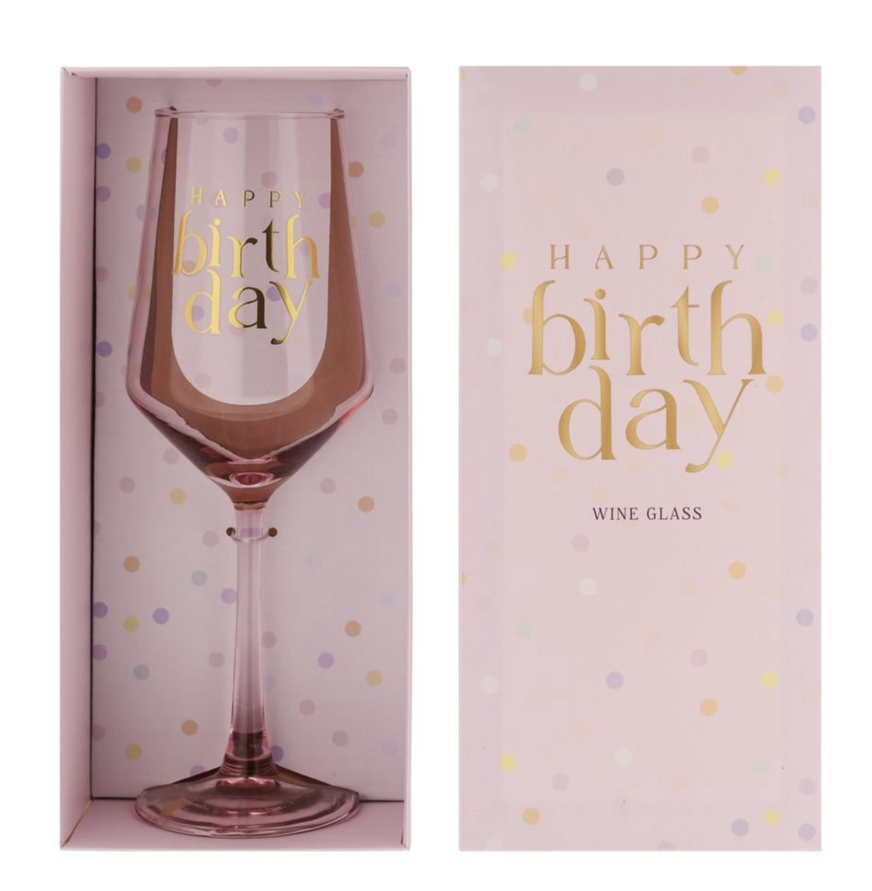 Copa de vino Happy Birthday