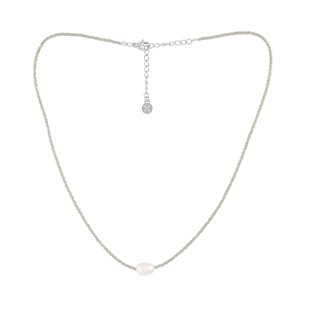 Collar de Cadena con Perla - Anartxy