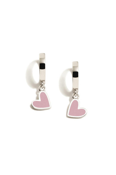 Pendientes CRIOLLAS CORAZÓN ROSA- AGATHA RUIZ DE LA PRADA