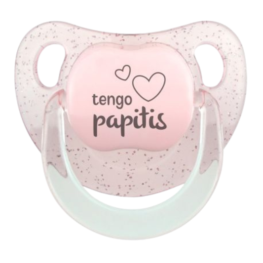 Chupete Divertido Tengo Papitis Rosa- MI PIPO