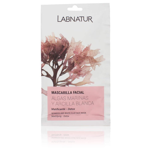 Mascarilla Facial ALGAS MARINAS Y ARCILLA BLANCA 15ml - LABNATUR