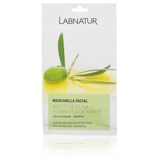 Mascarilla Facial ACEITE DE OLIVA Y MANTECA DE KARITÉ 15ml - LABNATUR