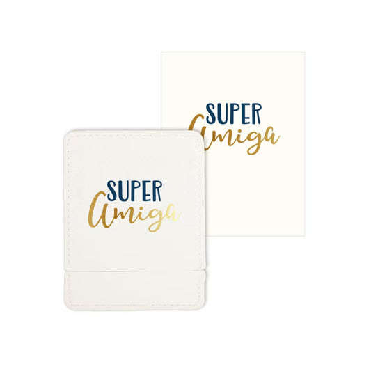 Tarjeta Espejo SÚPER AMIGA Blanco - DRAEGER