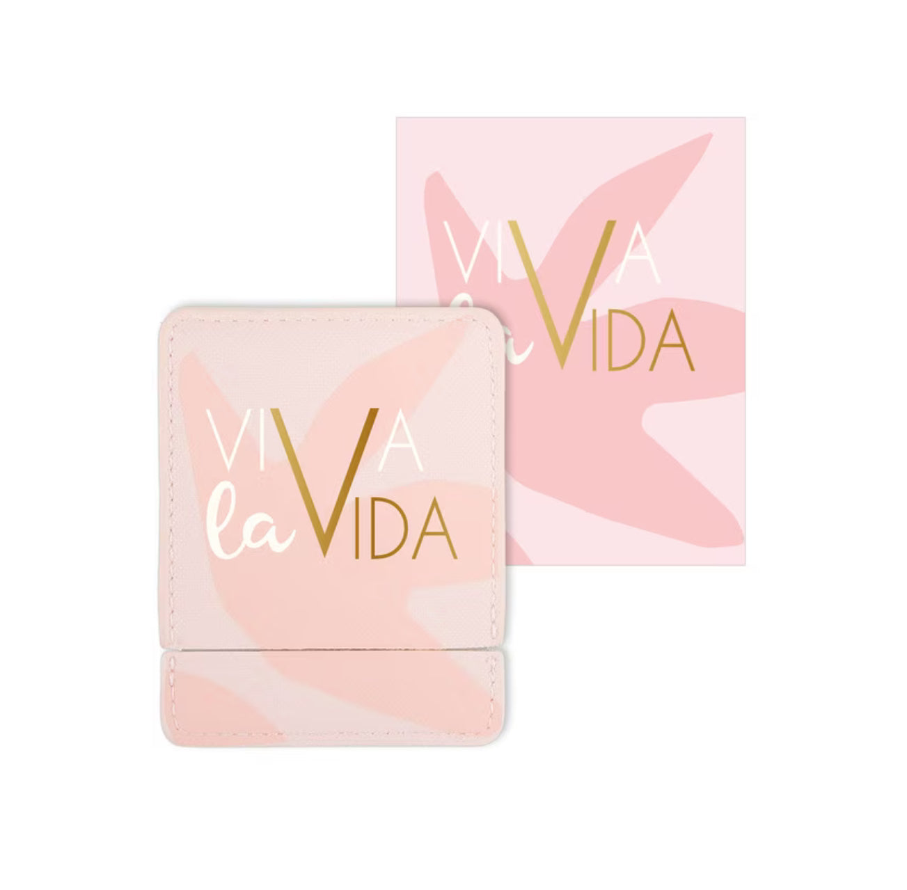 Tarjeta Espejo VIVA LA VIDA Rosa - DRAEGER