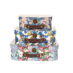 Maleta DELPHINE BLUE VINTAGE ROSES Suitcase - Sass & Belle