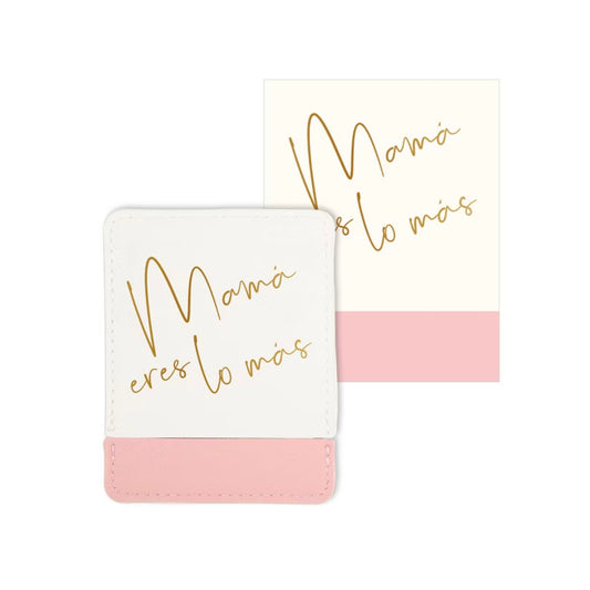 Tarjeta Espejo MAMÁ ERES LO MÁS Blanco y Rosa - DRAEGER