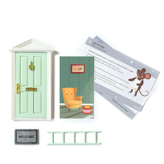 Puerta del Ratoncito Pérez VERDE MINT - Fisura
