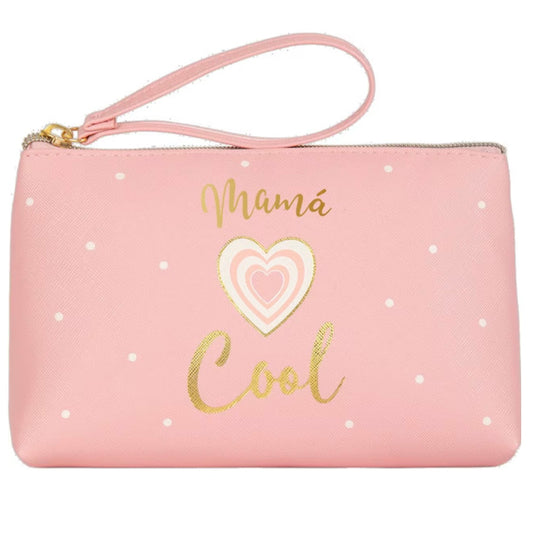 Portatodo Grande con Cremallera MAMÁ COOL Rosa - DRAEGER