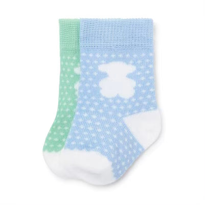 Pack de 2 Calcetines SSOCKS Azul- Tous Baby
