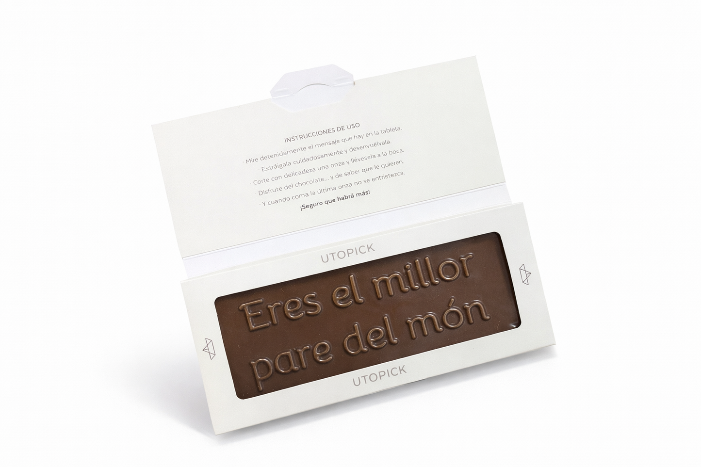 Chocolate Eres el millor pare del món- Utopick