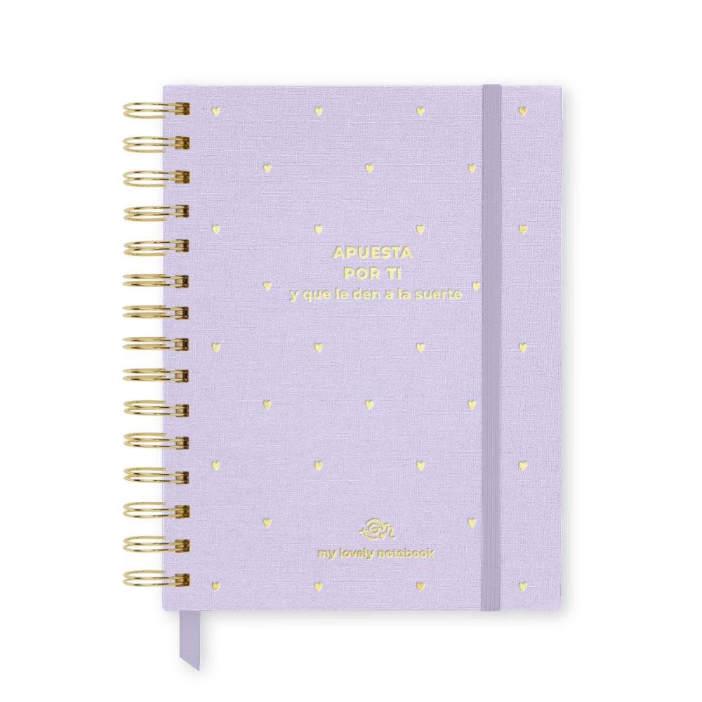 A5 Cuaderno Entelado APUESTA POR TI Y QUE LE DEN A LA SUERTE - The Great Moustache