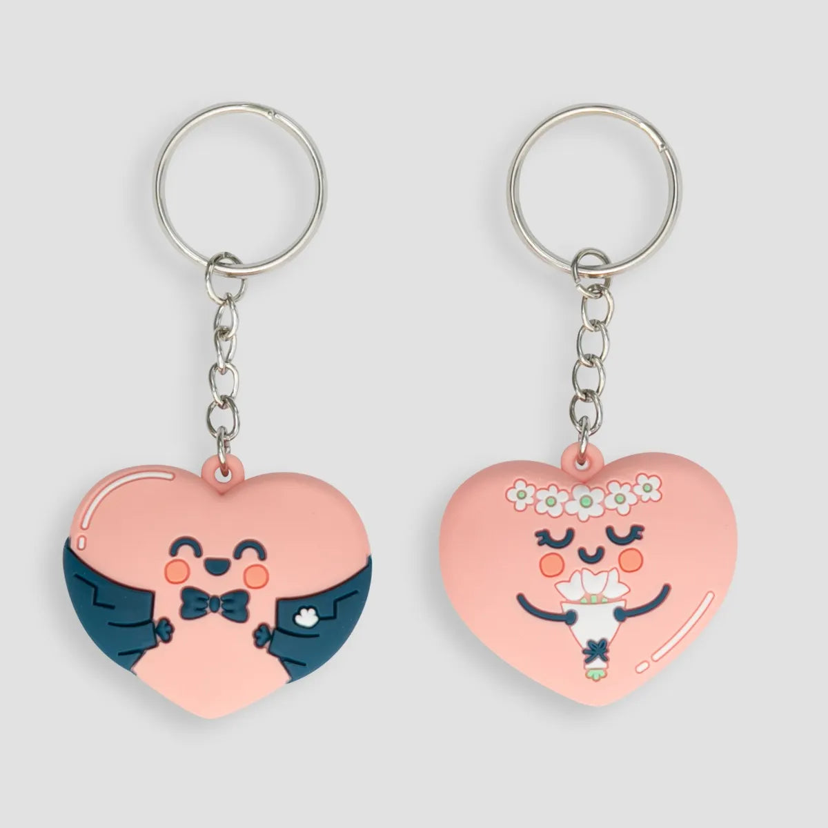 Set de 2 Llaveros Corazón PARA DOS QUE SE QUIEREN UN MONTÓN    Hombre+Mujer     - Mr. Wonderful