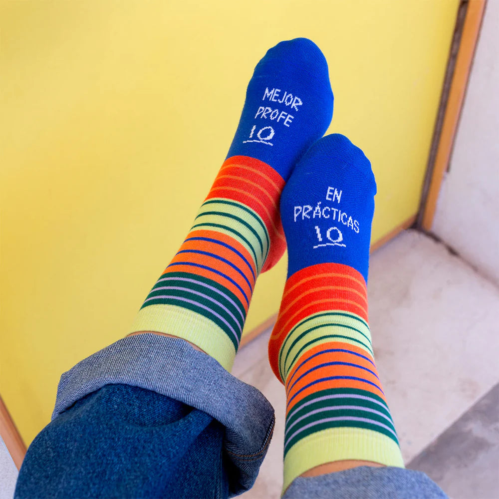 Calcetines MEJOR PROFE EN PRÁCTICAS - UO