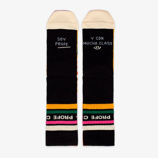 Calcetines SOY PROFE Y CON MUCHA CLASE - UO