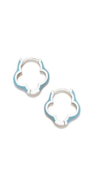 Pendientes CRIOLLAS FILO FLOR TURQUESA - Agatha Ruiz De La Prada