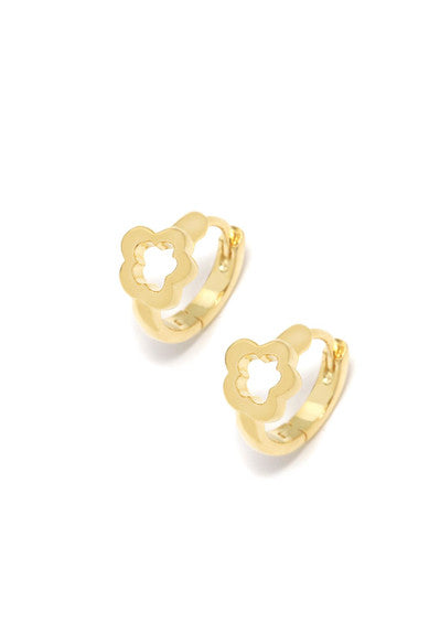 Pendientes CRIOLLAS FILO FLOR DORADO - Agatha Ruiz De La Prada