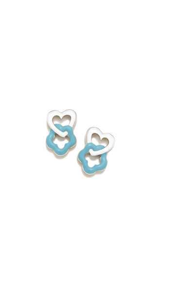Pendientes FILO FLORES TURQUESA - Agatha Ruiz De La Prada