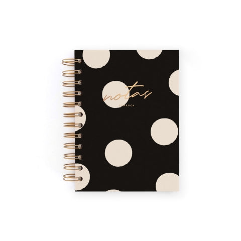 CUADERNO MINI BLACK PUNTOS - CHARUCA