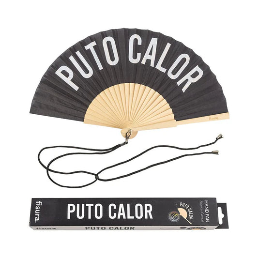 Abanico PUTO CALOR Negro - Fisura