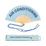 Abanico AIR CONDITIONING AZUL - Fisura