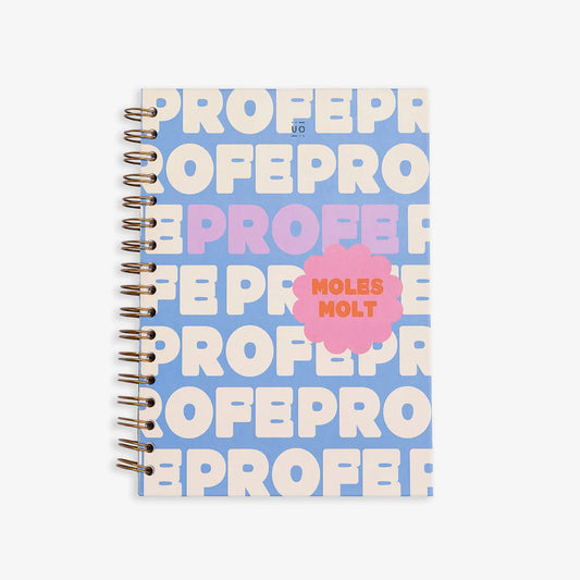 Llibreta "profe moles molt”·-UO