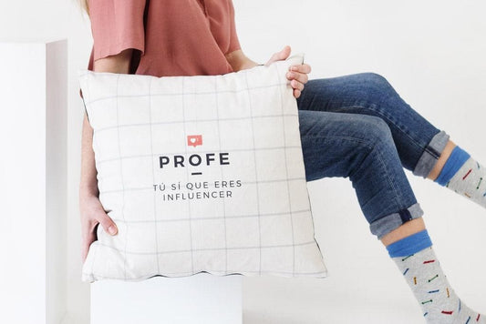 Funda Cojín "Profe. Influencer" -UO